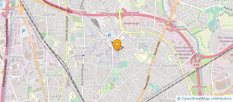 localisation de l'entreprise MADAME CLOTILDE LEBON à TOULOUSE