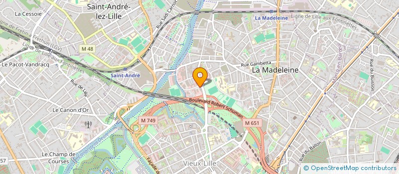 localisation de l'entreprise MADAME CLOTILDE LECLERC à MARCQ-EN-BARŒUL