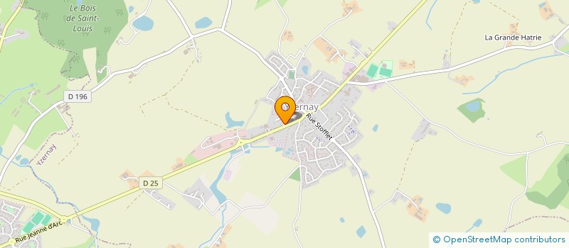 localisation de l'entreprise MADAME CLOTILDE LEGRAND  YZERNAY