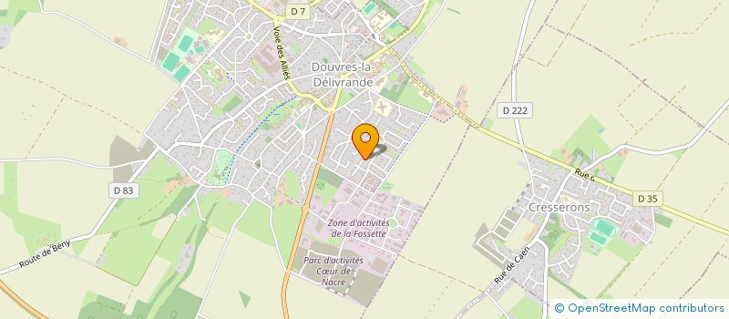 localisation de l'entreprise MADAME CLOTILDE LEHUGEUR  DOUVRES-LA-DELIVRANDE