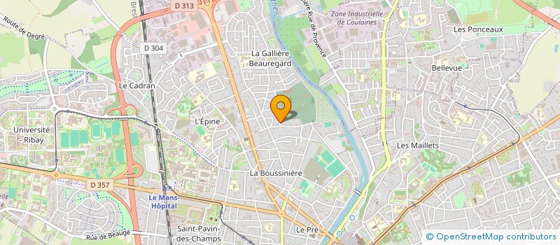 localisation de l'entreprise MADAME CLOTILDE LHERMITTE  LE MANS