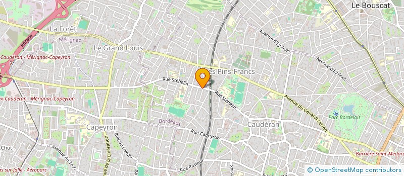 localisation de l'entreprise MADAME CLOTILDE LOUSTAU  BORDEAUX