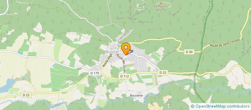 localisation de l'entreprise MADAME CLOTILDE MARCHAND  RUSTREL