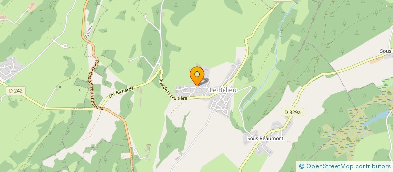 localisation de l'entreprise MADAME CLOTILDE MARGUET  LE BELIEU