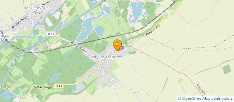 localisation de l'entreprise MADAME CLOTILDE MARIT  SERY-LES-MEZIERES