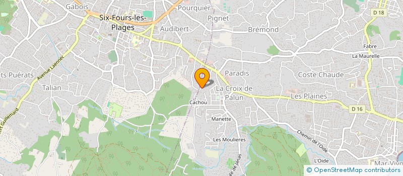 localisation de l'entreprise MADAME CLOTILDE MAURRY à LA SEYNE-SUR-MER