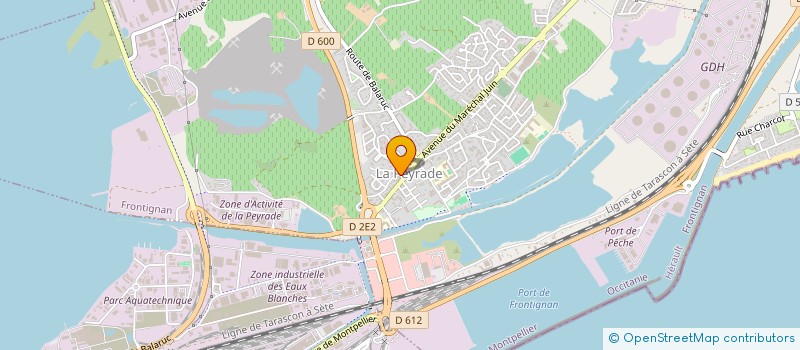 localisation de l'entreprise MADAME CLOTILDE MERIEULT à FRONTIGNAN