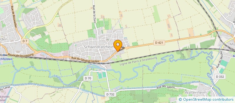 localisation de l'entreprise MADAME CLOTILDE MIGEON  WILWISHEIM