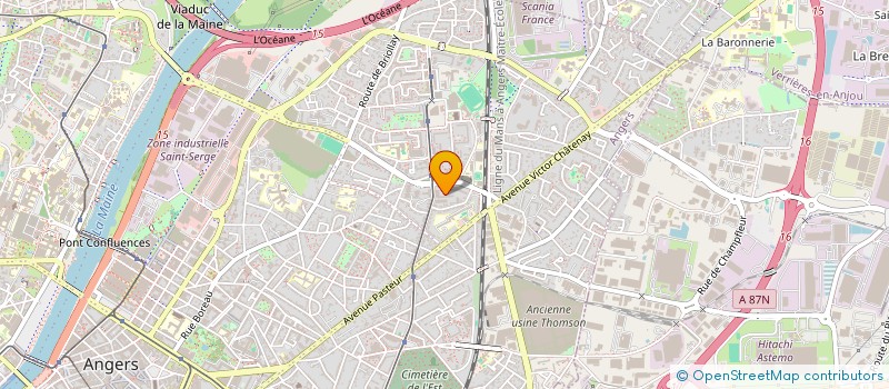 localisation de l'entreprise MADAME CLOTILDE MILLET à ANGERS