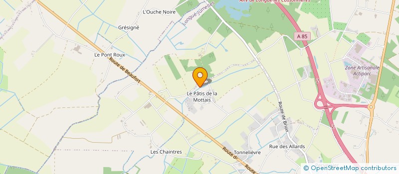 localisation de l'entreprise MADAME CLOTILDE MONNIER à LONGUE-JUMELLES