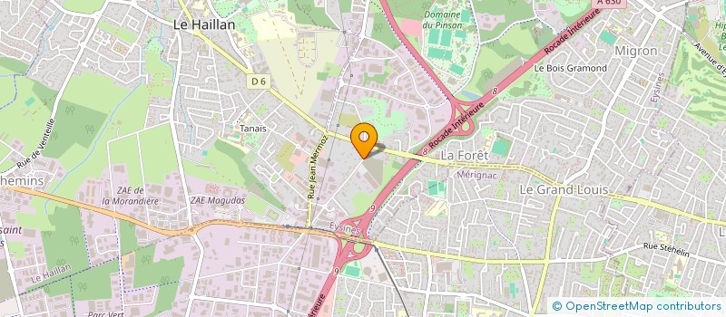 localisation de l'entreprise MADAME CLOTILDE MUZEAU ROUX DE BADILHAC  EYSINES