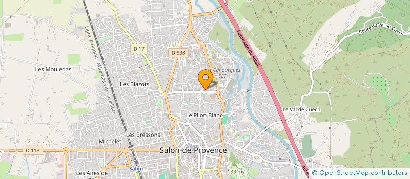 localisation de l'entreprise MADAME CLOTILDE PEREZ  SALON-DE-PROVENCE