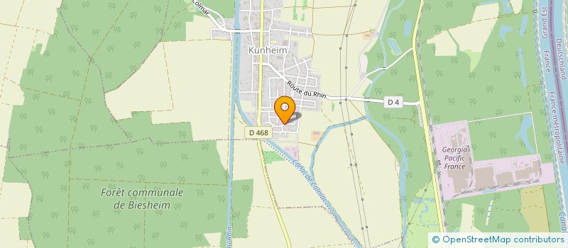 localisation de l'entreprise MADAME CLOTILDE PERNOT  KUNHEIM