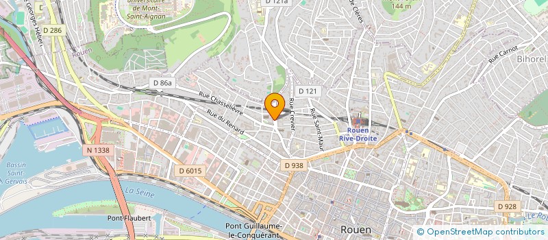 localisation de l'entreprise MADAME CLOTILDE POUCIN  ROUEN