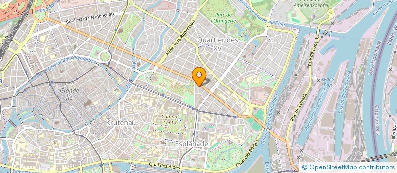 localisation de l'entreprise MADAME CLOTILDE PRATT  STRASBOURG