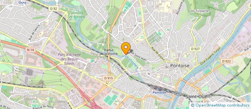 localisation de l'entreprise MADAME CLOTILDE PREVOST à PONTOISE