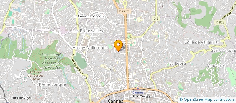 localisation de l'entreprise MADAME CLOTILDE PRIEUR à CANNES