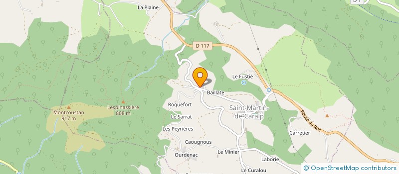 localisation de l'entreprise MADAME CLOTILDE PUJOL à SAINT-MARTIN-DE-CARALP