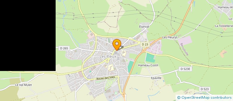 localisation de l'entreprise MADAME CLOTILDE RACHOU  LES PIEUX