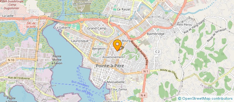 localisation de l'entreprise MADAME CLOTILDE RADEGONDE à LES ABYMES