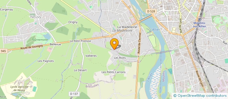 localisation de l'entreprise MADAME CLOTILDE RONZA à MOULINS