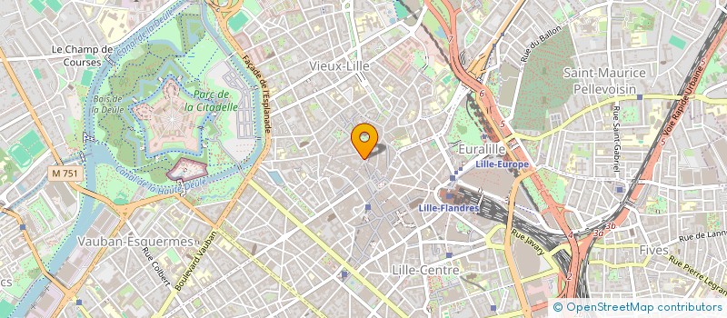 localisation de l'entreprise MADAME CLOTILDE ROUSSEL à LILLE
