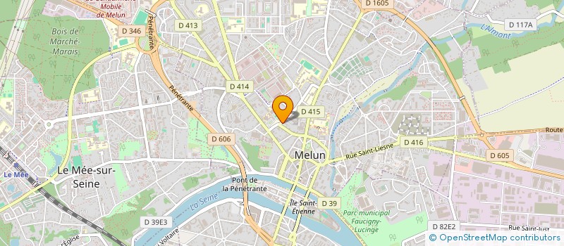 localisation de l'entreprise MADAME CLOTILDE ROY à MELUN