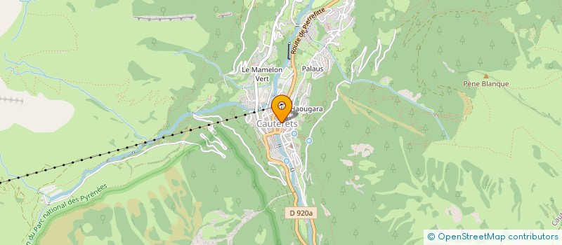 localisation de l'entreprise MADAME CLOTILDE SACCOMANNO à CAUTERETS
