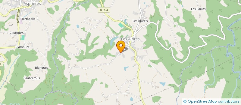 localisation de l'entreprise MADAME CLOTILDE SALES  LES ALBRES