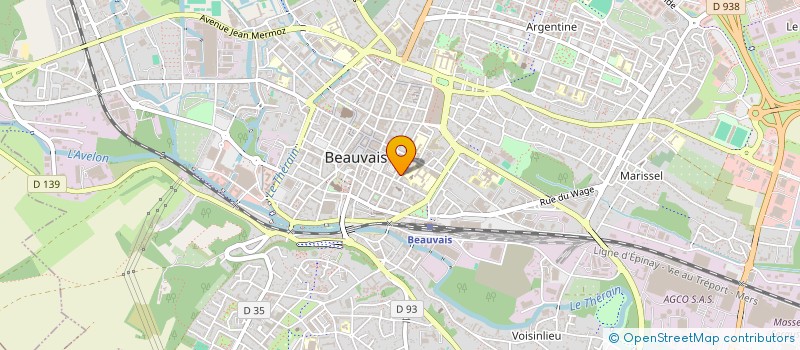 localisation de l'entreprise MADAME CLOTILDE SARRAUTE  BEAUVAIS