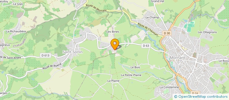 localisation de l'entreprise MADAME CLOTILDE SAUZION à CHABANIERE