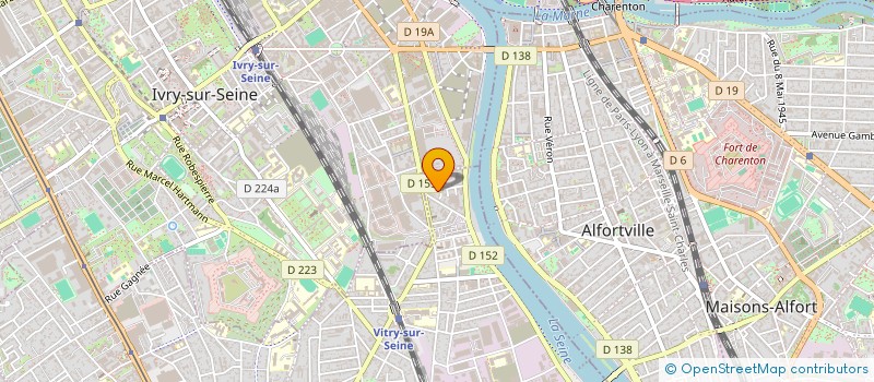 localisation de l'entreprise MADAME CLOTILDE SCEMAMA  VITRY-SUR-SEINE