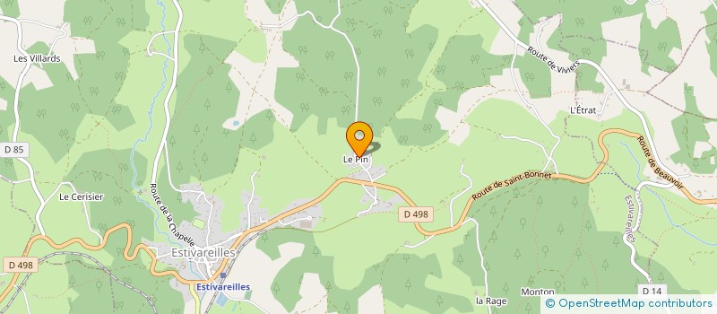 localisation de l'entreprise MADAME CLOTILDE SUCHET  ESTIVAREILLES