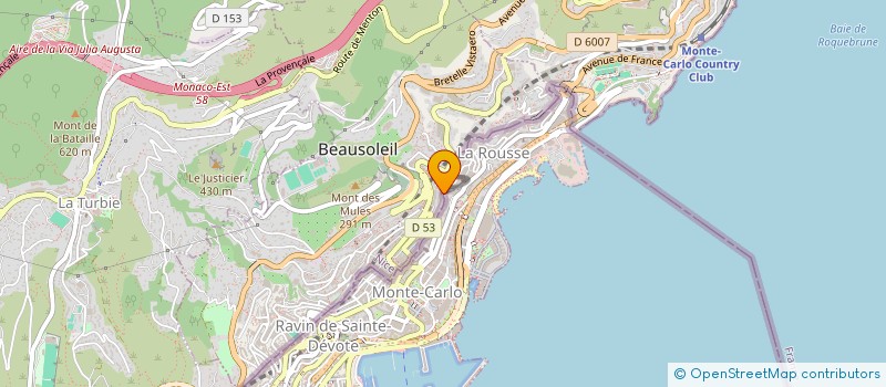 localisation de l'entreprise MADAME CLOTILDE TANDONNET  BEAUSOLEIL