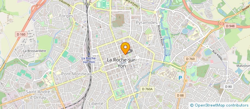 localisation de l'entreprise MADAME CLOTILDE TESSON à LA ROCHE-SUR-YON