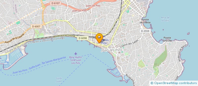 localisation de l'entreprise MADAME CLOTILDE THARSIS à ANTIBES