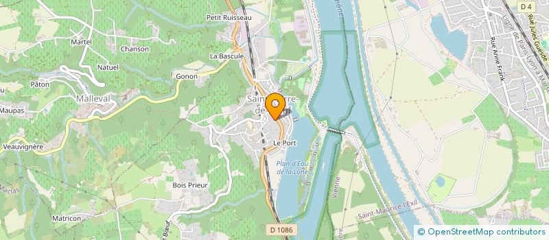 localisation de l'entreprise MADAME CLOTILDE THOMAS  SAINT-PIERRE-DE-BUF