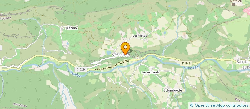 localisation de l'entreprise MADAME CLOTILDE TOURNIAIRE  VERCOIRAN