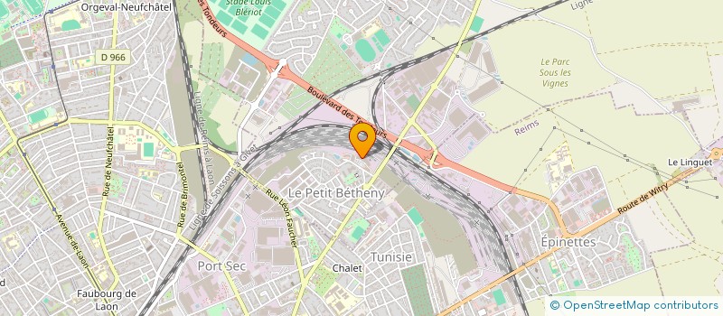 localisation de l'entreprise MADAME CLOTILDE TOUSSAINT DE QUIEVRECOURT  BETHENY