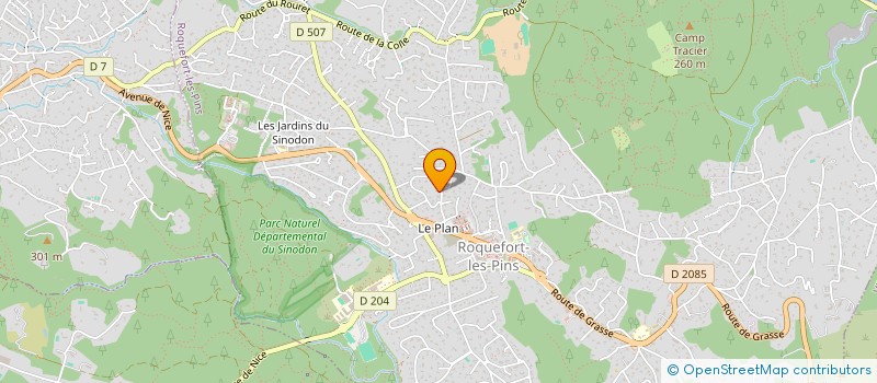 localisation de l'entreprise MADAME CLOTILDE VALERY  ROQUEFORT-LES-PINS