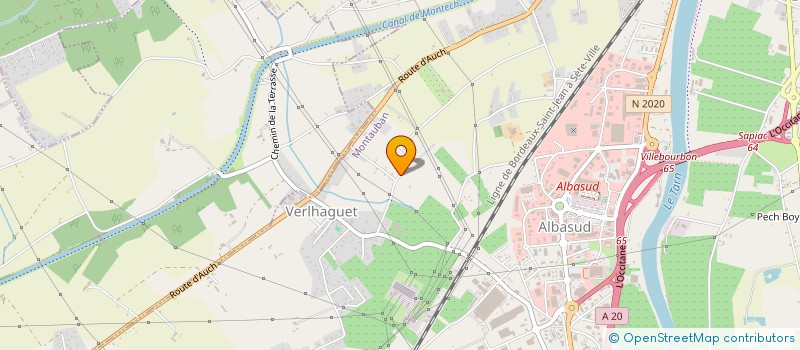 localisation de l'entreprise MADAME CLOTILDE VERGELY  MONTAUBAN