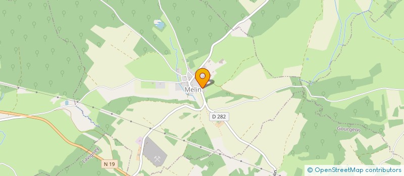 localisation de l'entreprise MADAME CLOTILDE VIENNOT  MELIN