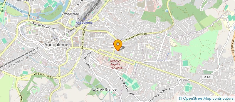 localisation de l'entreprise MADAME CLOTILDE VIGIER à ANGOULEME