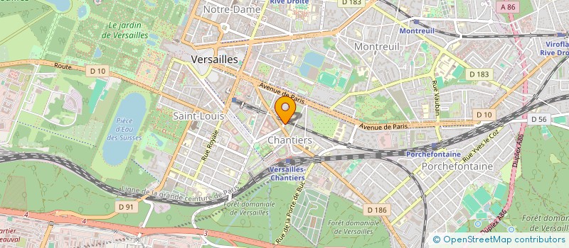 localisation de l'entreprise MADAME CLOTILDE WAGNER à VERSAILLES