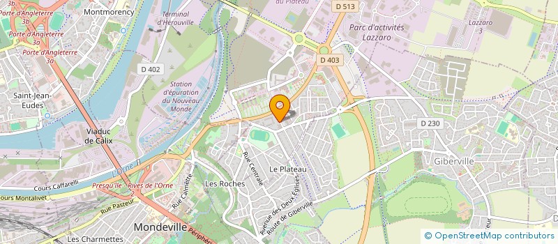 localisation de l'entreprise MADAME CLOVINA NOLVEGE MBONGO  COLOMBELLES