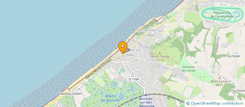 localisation de l'entreprise MADAME COADOU JAYNELIA  BLONVILLE-SUR-MER