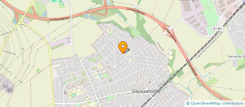 localisation de l'entreprise MADAME CODOU DIEYE  GOUSSAINVILLE