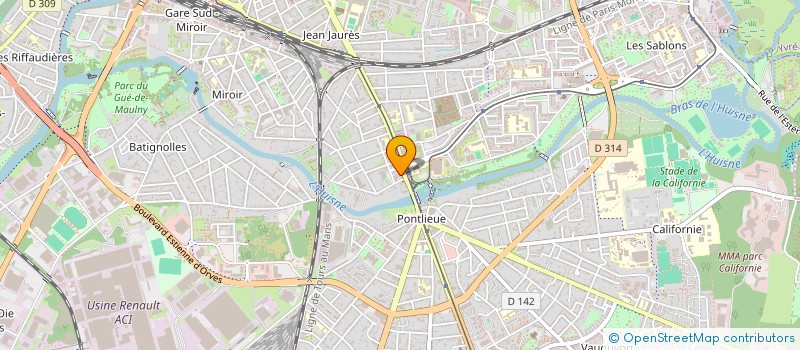 localisation de l'entreprise MADAME CODOU NDIAYE  LE MANS