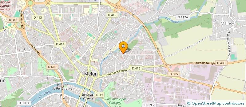 localisation de l'entreprise MADAME CODYNE M'POKA N'KODIA  MELUN