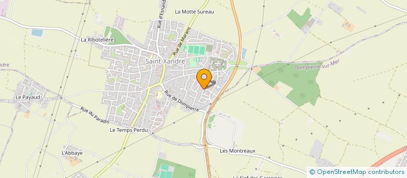 localisation de l'entreprise MADAME COELIA PELLETIER  SAINT-XANDRE